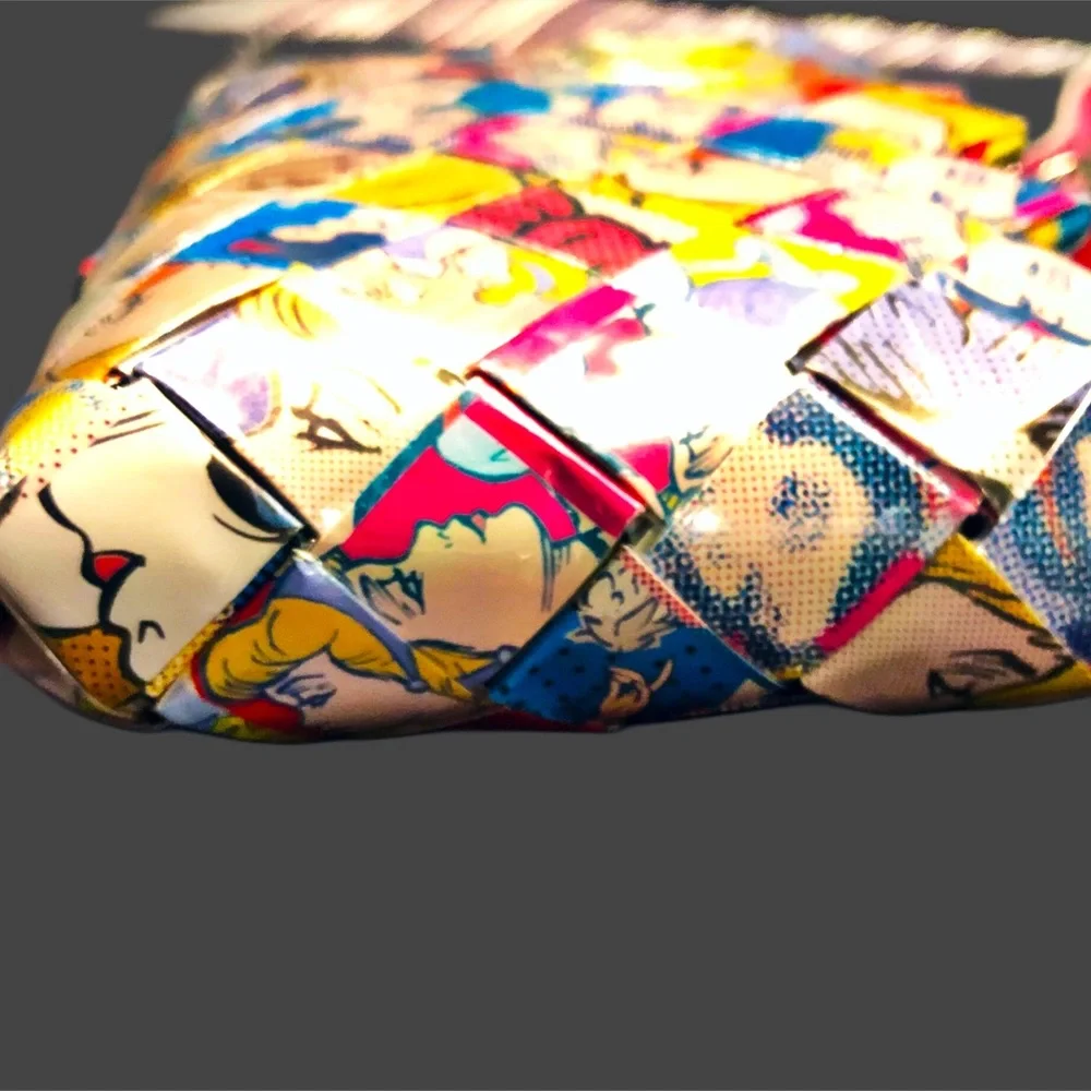 Nahum Oillio Comic Book Small Wristlet Wallet